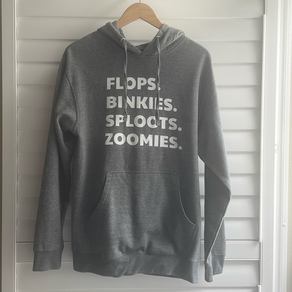 Bunny/Rabbit Owner Hoodie: Flops Binkies Sploots Zoomies! (Independent Trading)